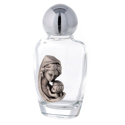 Bottiglietta acquasanta Madonna e Bambino 30 ml (50 PZ) vetro 2