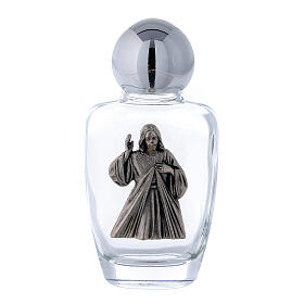 Buteleczka na wodę święconą Jezus Miłosierny 30 ml (50 sztuk) szkło