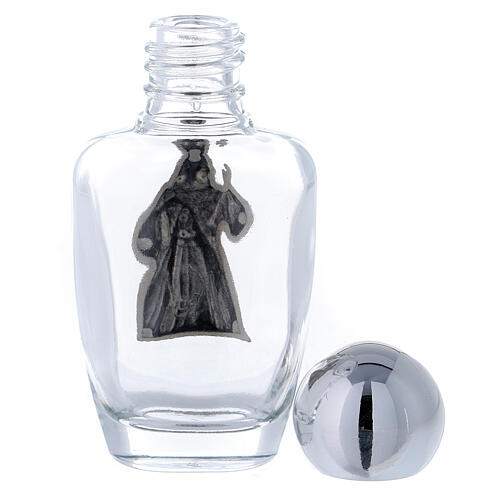 Buteleczka na wodę święconą Jezus Miłosierny 30 ml (50 sztuk) szkło 3