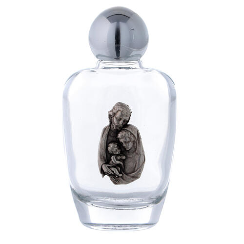 Frasco água benta arredondado Sagrada Família 50 ml vidro 50 peças 1