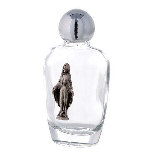 Virgin Mary Holy water glass bottle, 50 ml, lot of 50 2