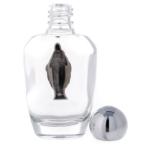 Virgin Mary Holy water glass bottle, 50 ml, lot of 50 3