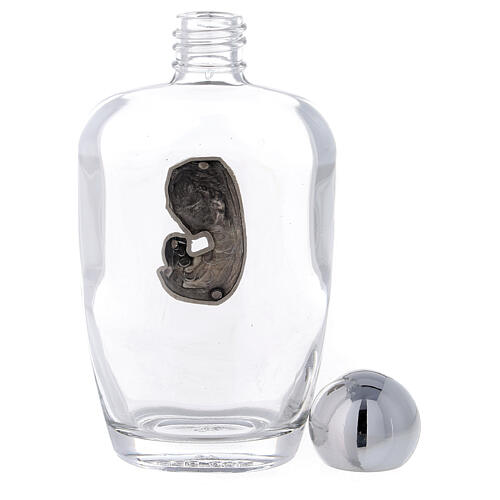 Botella Virgen y Niño agua bendita 100 ml (25 PIEZAS) vidrio 3