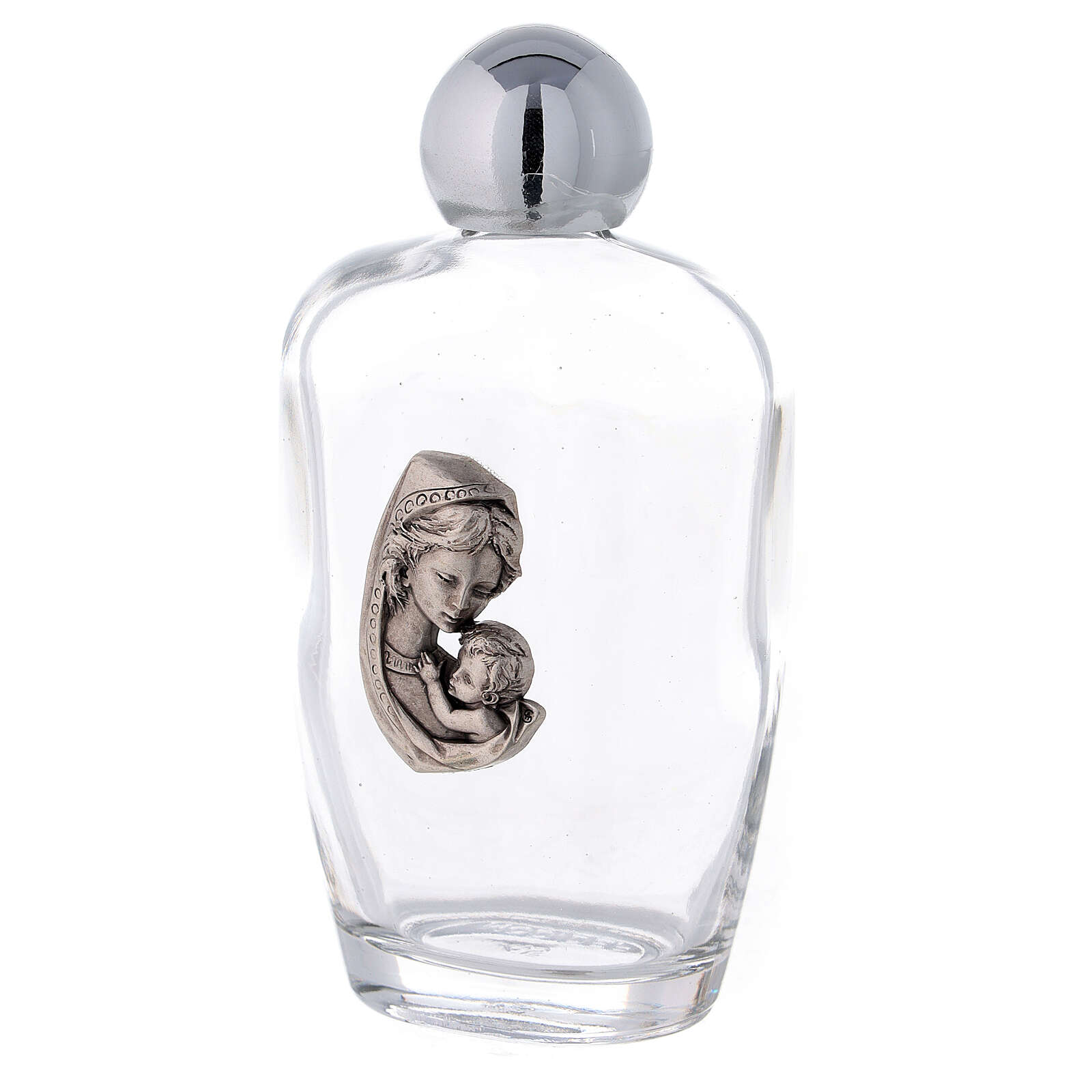 Virgin Mary and Baby Jesus Holy water glass bottle, 100 ml, | online ...