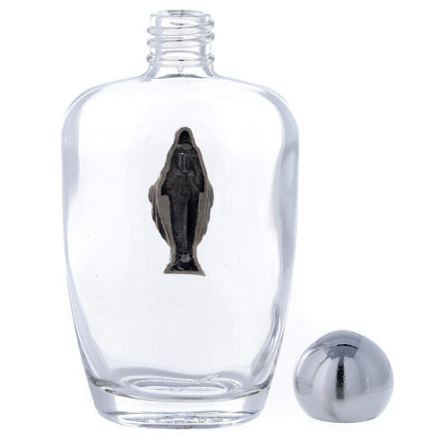 Flacon arrondi eau bénite Immaculée Conception 100 ml (25 pcs) verre 3