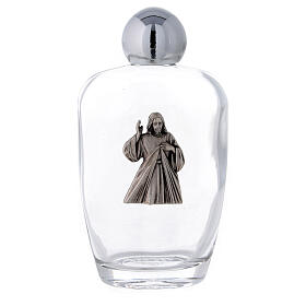 Holy water bottle with Merciful Jesus 100 ml (25-PIECE PACK) in glass