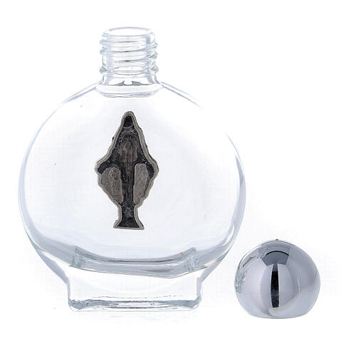 Buteleczka 15 ml na wodę święconą Niepokalana (op. 50 sztuk) szkło 3