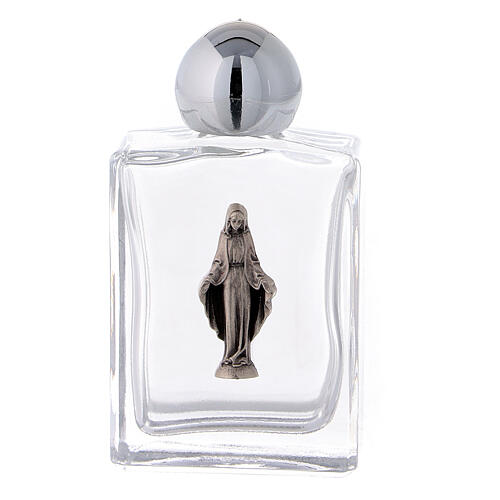 15 ml holy water bottle Miraculous Mary (50 pcs pk) in glass 1