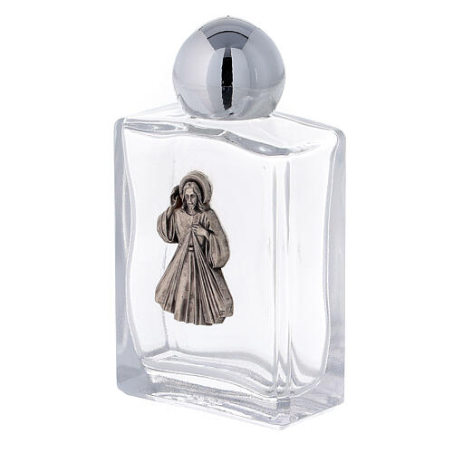 Holy water bottle with Merciful Jesus 15 ml (50-PIECE PACK) in glass 2