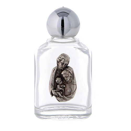 Holy water bottle with Holy Family 10 ml (50-PIECE PACK) in glass 1