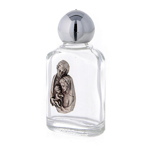 Holy water bottle with Holy Family 10 ml (50-PIECE PACK) in glass 2