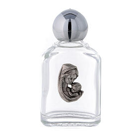 Holy water bottle with Madonna and Child, 10 ml (50 pcs) in glass