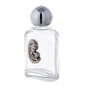 Holy water bottle with Madonna and Child, 10 ml (50 pcs) in glass