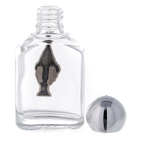 Holy water bottle with Mary of Miracles, 10 ml (50 pcs) in glass 3