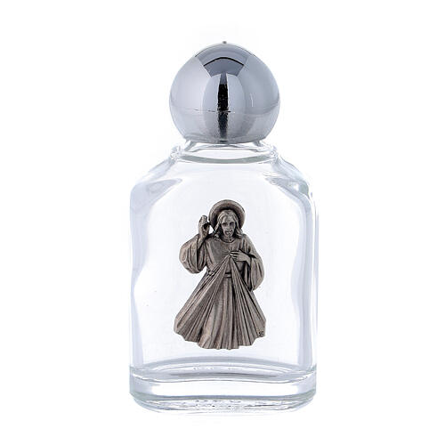 Holy water bottle with Divine Mercy, 10 ml (50 pcs) in glass 1