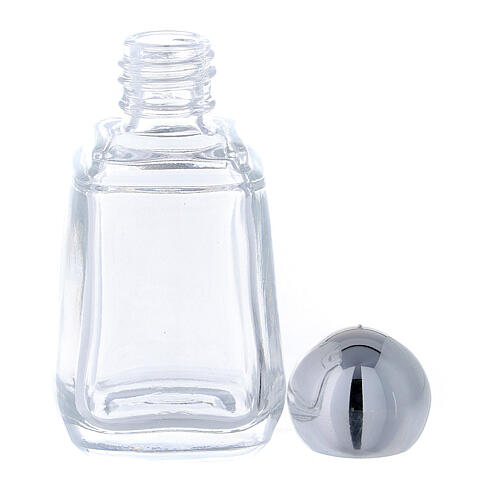 Glass holy water bottle, 15 ml (50 piece pk) 3