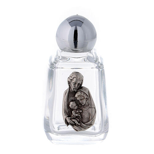 Holy water bottle with Holy Family 15 ml (50-PIECE PACK) in glass 1