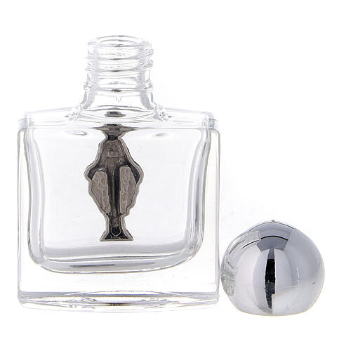 Holy water bottle in glass, 10 ml with Miraculous Mary (50 pcs pack) 3