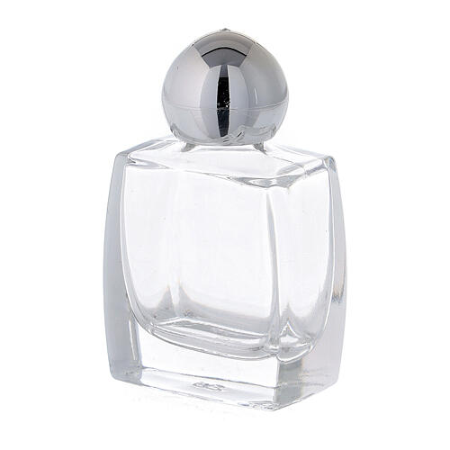 Bottiglietta acquasanta vetro tappo argento 10 ml (CONF. 50 PZ.) 2