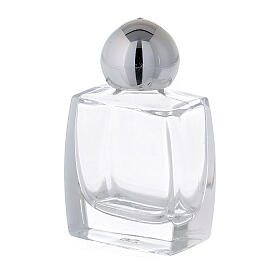 Objetos para Bênção: Garrafa água benta vidro tampa prata 10 ml 50 peças Objetos para Bênção: Garrafa água benta vidro tampa prata 10 ml 50 peças