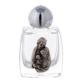 Objetos para Bênção: Garrafa água benta vidro Sagrada Família 10 ml 50 peças