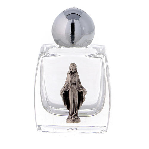 Holy water bottle with Immaculate Virgin Mary 10 ml (50-PIECE PACK) in glass 1