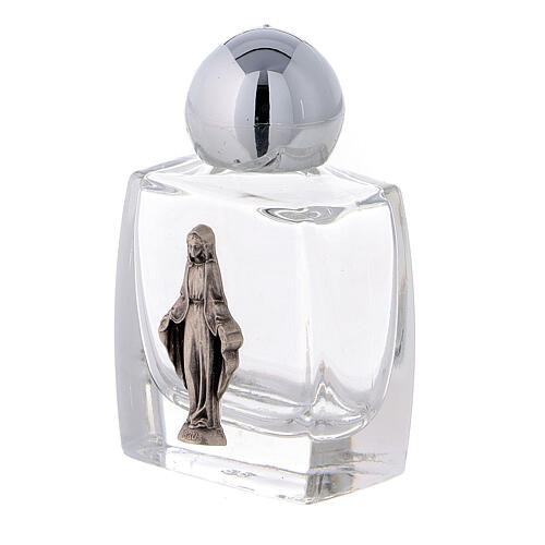 Holy water bottle 10 ml with Immaculate Mary, glass (50 pcs pack) 2