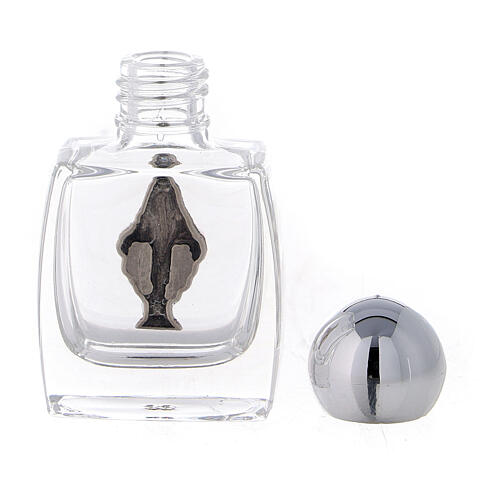 Holy water bottle 10 ml with Immaculate Mary, glass (50 pcs pack) 3