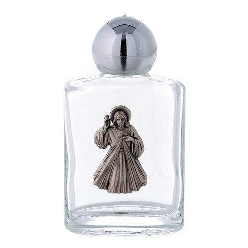 15 ml holy water bottle with Divine Mercy Jesus in glass (50 pcs pk) 1