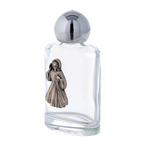 15 ml holy water bottle with Divine Mercy Jesus in glass (50 pcs pk) 2