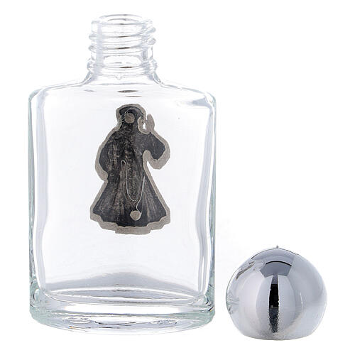 15 ml holy water bottle with Divine Mercy Jesus in glass (50 pcs pk) 3