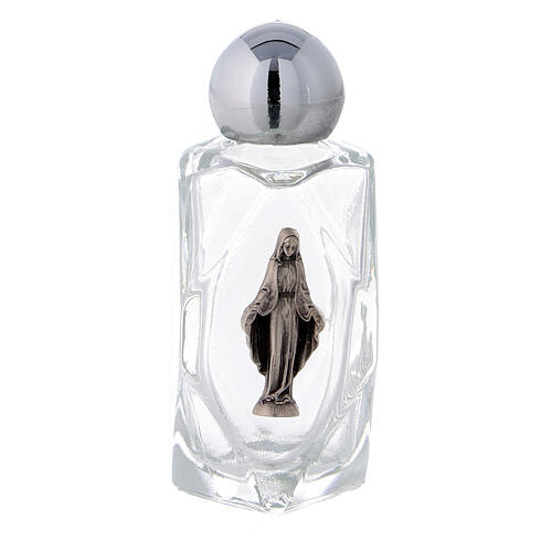 Glass holy water bottle with Mary of Miracles, 15 ml (50 PIECE PACK) 1