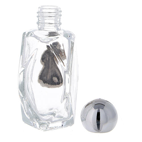 Holy water bottle with Merciful Jesus 15 ml (50-PIECE PACK) in glass 3