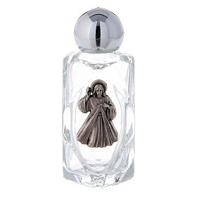 Glass holy water bottle with Merciful Jesus, 15 ml (50 PIECE PACK)