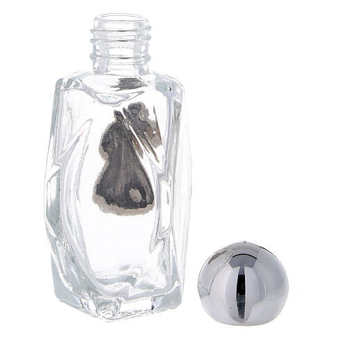 Glass holy water bottle with Merciful Jesus, 15 ml (50 PIECE PACK) 3