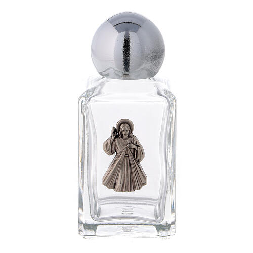 35 ml holy water bottle with Divine Mercy (50 pcs PACK) in glass 1