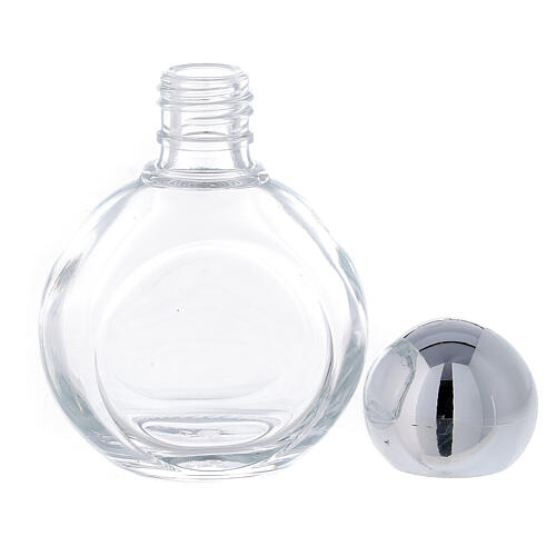 Round holy water bottle 35ml, glass (50 pcs PACK) 3