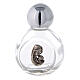 Round holy water bottle with Madonna and Child 35 ml (50 pcs) glass s1