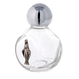 Round holy water bottle with Immaculate Mary 35 ml (50 pcs) glass