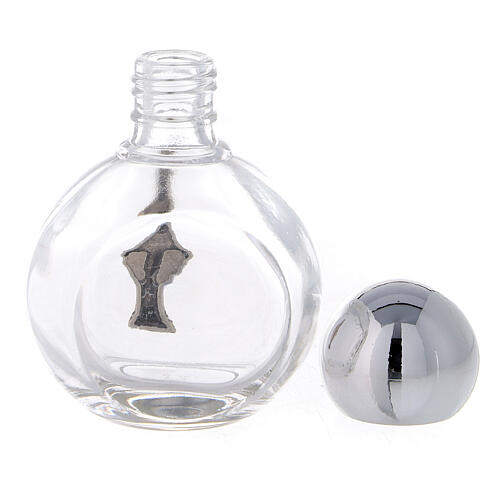 Round holy water bottle with Immaculate Mary 35 ml (50 pcs) glass 3