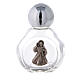 Round holy water bottle with Merciful Jesus 35 ml (50 pcs) glass s1