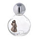 Round holy water bottle with Merciful Jesus 35 ml (50 pcs) glass s2