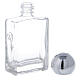 Square holy water bottle 35 ml, in glass (50 pcs PACK) s3