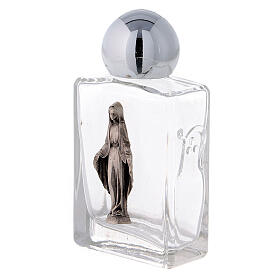 Holy water bottle with Immaculate Virgin mary 35 ml in glass (50-PIECE box)