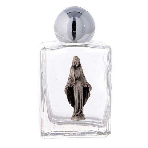 Holy water bottle with Immaculate Virgin mary 35 ml in glass (50-PIECE box) 1