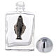 Square holy water bottle with Immaculate Mary 35 ml, in glass (50 pcs PACK) s3