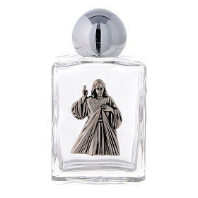 Holy water bottle with Merciful Jesus 35 ml in glass (50-PIECE box)
