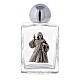 Square holy water bottle with Divine Mercy image 35 ml, in glass (50 pcs PACK) s1