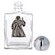 Square holy water bottle with Divine Mercy image 35 ml, in glass (50 pcs PACK) s3