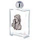 Holy water bottle with Virgin Mary and Baby Jesus 100 ml in glass (25-PIECE box) s2